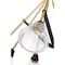 Nuvo Starlight 8-Light Chandelier, E26 60W, Matte Black, Clear Seeded 60/7686 - alternate 7